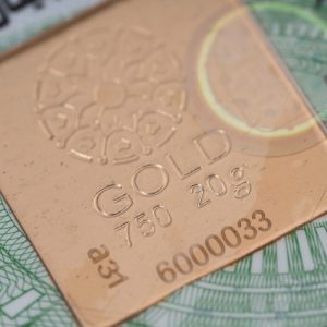 طلای اب شده زربد 20 گرمی 18 عیار